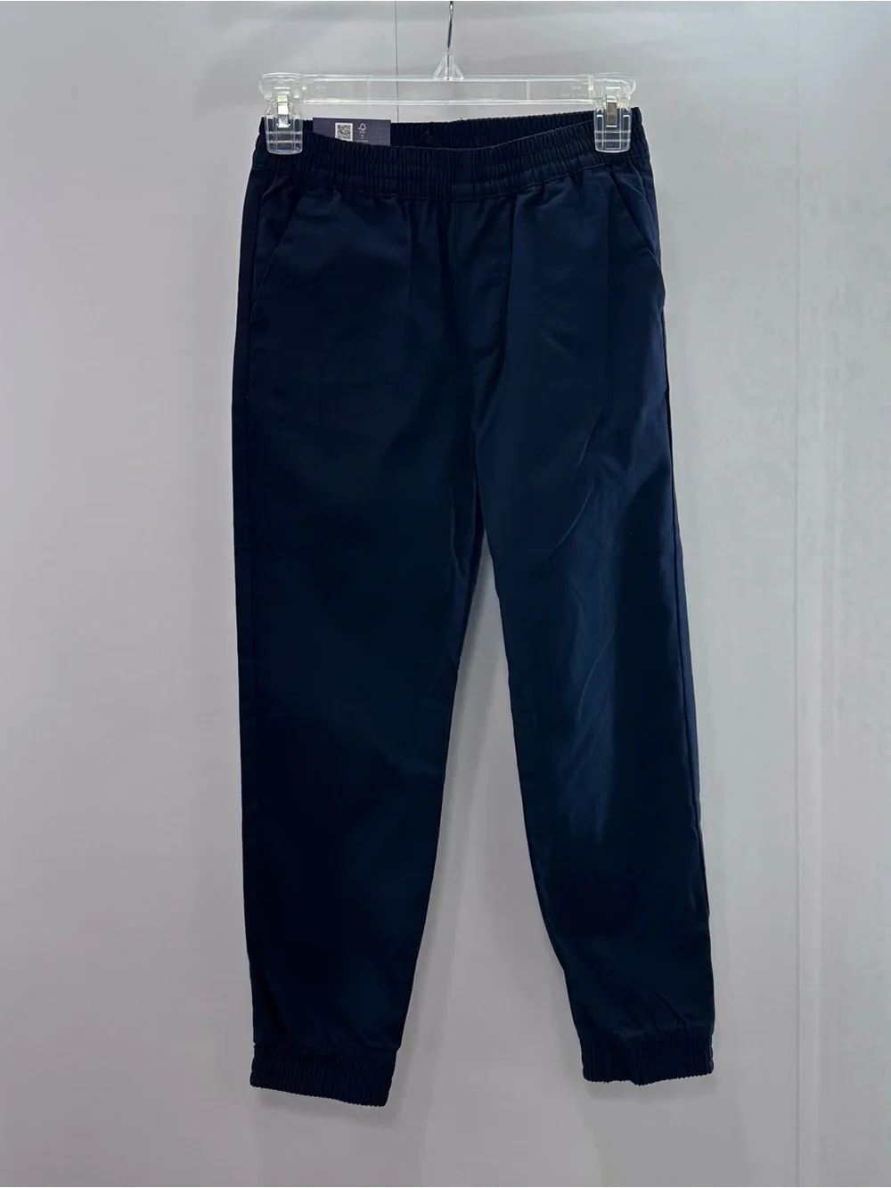 French Toast Navy Elastic Waist Jogger Pants